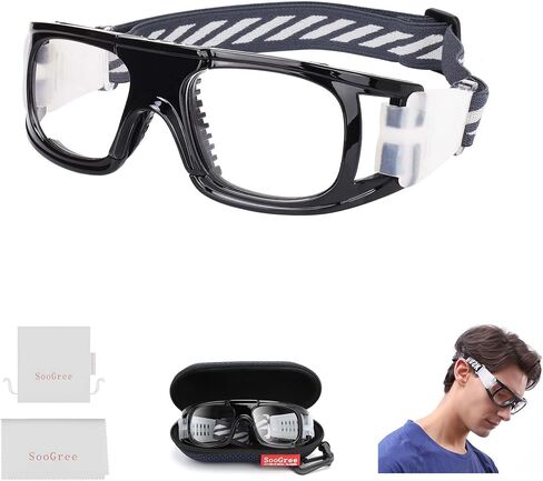 SooGree Sports Glasses - Racquetball Goggles Basketball Football Eye Protective in Kuwait