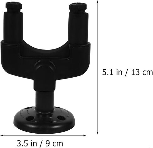 Luxshiny 2pcs Wall Mounted Guitar Hanger Holder for Acoustic and Electric Guitars, Ukulele and Erhu Compatible, Sturdy Wall Hook Stand for Music Room Storage in Kuwait