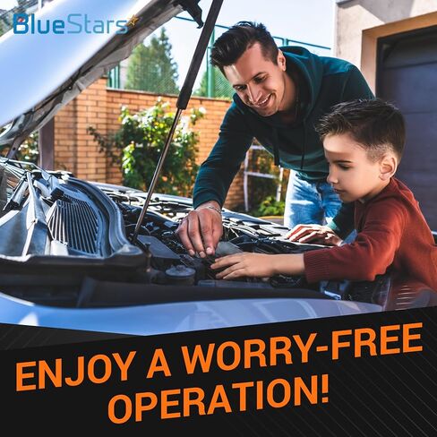 BlueStars 2-Pack 1.5" T-Bolt Hose Clamps with Working Range 44mm - 50mm, 304 Stainless Steel - Compatible with Automotive, Industrial, Marine, Household, Exhaust system, Turbo Intake, Intercooler Pipe in Kuwait