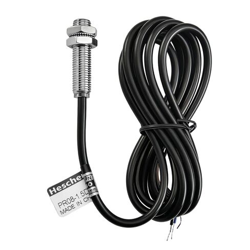 Heschen M8 Inductive Proximity Sensor Switch PR08-1.5DN Cylindrical Type Detector 1.5mm DC12-24V 3 Wire NPN NO(Normally Open) CE in Kuwait