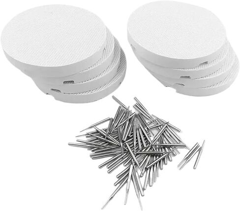 Dental Lab Honeycomb Firing Trays Dental Honeycomb Round Firing Trays with Metal Pins for Sintering Pan Rack Circle Plate Holder(4tray 40pins) in Kuwait