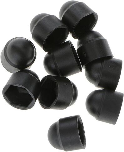 10 Pieces Dome Nut Nylon Hexagonal Protection Cover Weather Resistant Anti Tampering Suitable for Machinery Automotive Maintenance in Kuwait