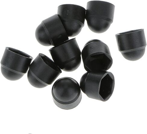 10 Pieces Dome Nut Hexagonal Heavy Duty Nylon Covers Weather Tamper Resistant Suitable for Outdoor Equipment Industrial Use, M6x10mm in Kuwait
