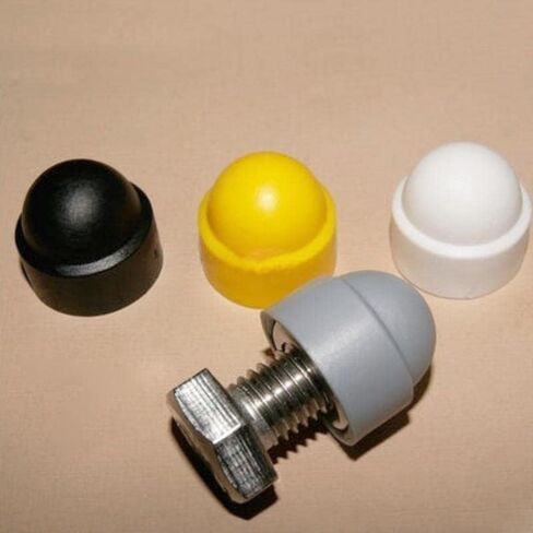10 Pieces Dome Nut Hexagonal Heavy Duty Nylon Covers Weather Tamper Resistant Suitable for Outdoor Equipment Industrial Use, M6x10mm in Kuwait