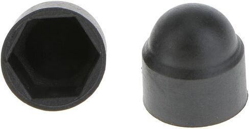 10 Pieces Dome Nut Hexagonal Heavy Duty Nylon Covers Weather Tamper Resistant Suitable for Outdoor Equipment Industrial Use, M6x10mm in Kuwait