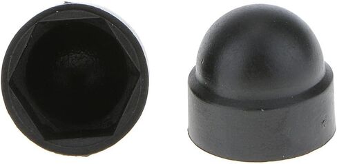 10pcs M6 Bolt Nut Protection Cover Hexagon Screws M10x19.5mm, Black in Kuwait