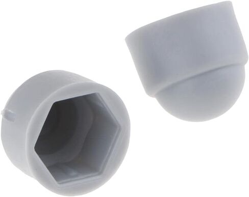 10pcs M6 Bolt Nut Protection Cover Hexagon Screws M10x19.5mm, Gray in Kuwait