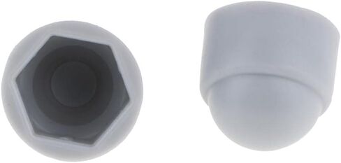 10pcs M6 Bolt Nut Protection Cover Hexagon Screws M10x19.5mm, Gray in Kuwait