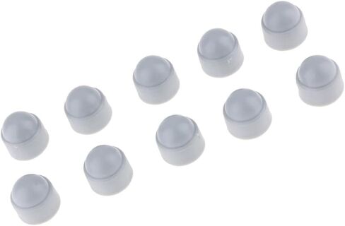 10pcs M6 Bolt Nut Protection Cover Hexagon Screws M10x19.5mm, Gray in Kuwait