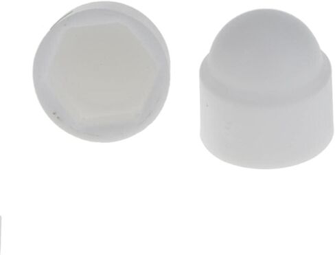 10pcs M6 Bolt Nut Protection Cover Hexagon Screws M10x19.5mm, White in Saudi Arabia