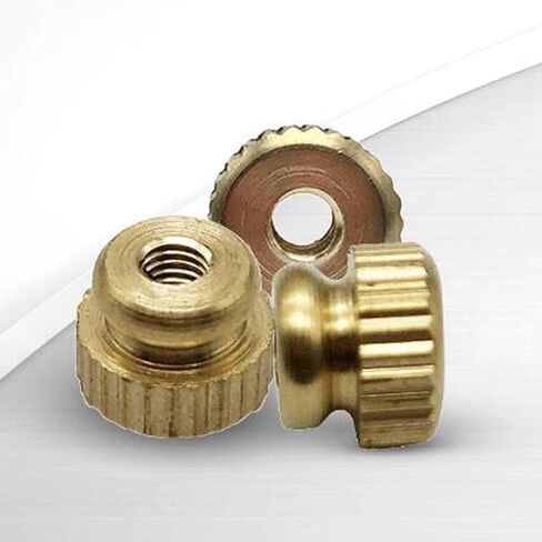 Generic 5 Pieces French Screws Nut Pack Featuring Copper Knurled Key Screws And for Smooth Key Suitable for French in Saudi Arabia