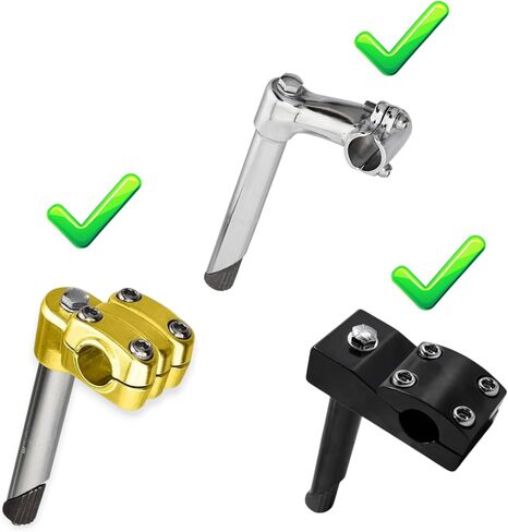 CYCLEZ Quill Stem Adapter Bolt & Wedge Nut Set – 6-5/8" Chrome Steel – OEM for BMX Bicycles/Lowrider/Cruiser Bicycles with 1" Steerer Tubes 22.2mm Quill Stems in Saudi Arabia