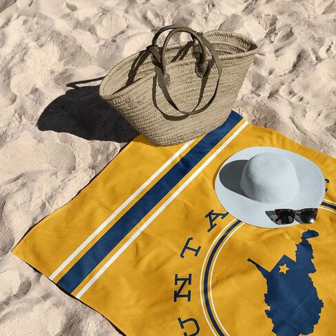 NORTHWEST West Virginia Mountaineers NCAA Homebreak Beach Towel 2 Pack 30 x 60 Inches in Saudi Arabia