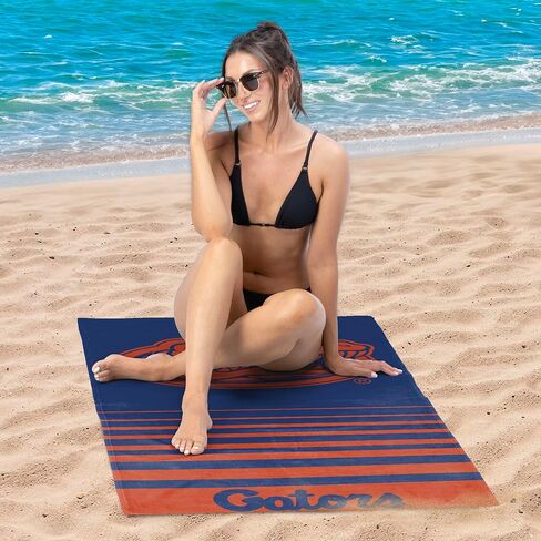 Northwest Florida Gators NCAA Striped Jacquard Beach Towel 36 x 72 Inches in Saudi Arabia