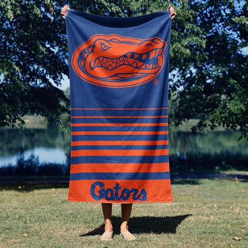 Northwest Florida Gators NCAA Striped Jacquard Beach Towel 36 x 72 Inches in Saudi Arabia