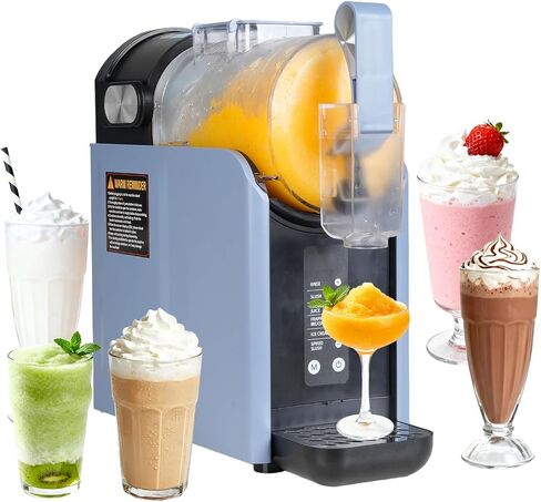 Lifecreek 98oz Slushie Machine for Home with No Ice Needed, 6 Preset Programs, Self-Cleaning Function, Quiet Operation, Perfect for Making Frozen Margaritas, Milkshakes, Smoothies, Frappes, Blue in Saudi Arabia