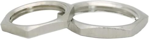 304 Stainless Steel Internal Thread Hexagonal Lock Thin Nut 1/8 "1/4" 3/8 "1/2" 3/4" 1 "1-1/4" 1-1/2 "2" 3" 4 "nut Fittings(4 PCS_1/4") in Saudi Arabia