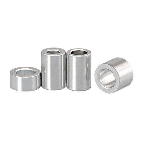 M3 M4 M5 M6 M8 Aluminum Alloy Flat Washer Gasket Sleeve Non-Threaded Stand-Off Spacer(D10x M4 (10pcs),Length 14mm) in Saudi Arabia