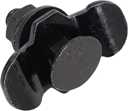 L Track Double Lug Threaded Stud Nut Fittings, Galvanized Iron M8x30 L Track Threaded Stud Fittings, 6000lb Load Capacity for Pickup RV ATV Truck Trailer Cargo Control (Black) in Kuwait