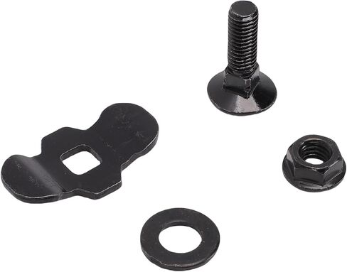 L Track Double Lug Threaded Stud Nut Fittings, Galvanized Iron M8x30 L Track Threaded Stud Fittings, 6000lb Load Capacity for Pickup RV ATV Truck Trailer Cargo Control (Black) in Kuwait