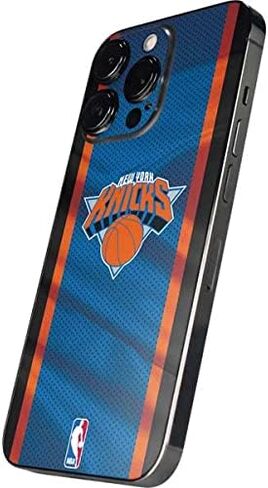 ملصق هاتف Skinit متوافق مع iPhone 13 Pro Max - تصميم جيرسي مرخص رسميًا من NBA New York Knicks Away in Kuwait