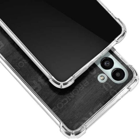 حافظة هاتف Skinit الشفافة متوافقة مع هاتف Galaxy A13 5G - تصميم أسود وأبيض مرخص رسميًا من NFL Denver Broncos in Kuwait