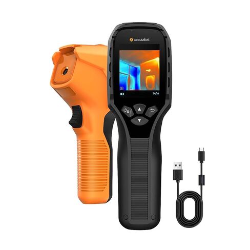 GT16S Thermal Imaging Camera with Smart AI Scene Detection, Thermometer Mode, 240×240 UIRA-IR Resolution, -4°F-1202°F Temp Alarm, 11h Runtime, Infrared Camera for HVAC Home Inspection in Kuwait