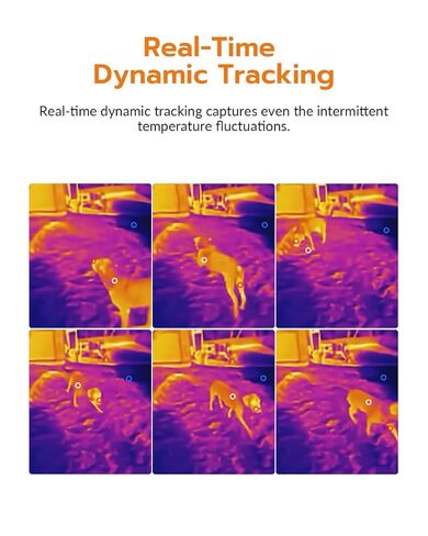 GT16S Thermal Imaging Camera with AI Scene Detection & Thermometer Mode, 240×240 UIRA IR Resolution, -4°F~1202°F, 25Hz,11H Battery,<50mK NETD Infrared Camera for HVAC Building Home Inspection in Kuwait