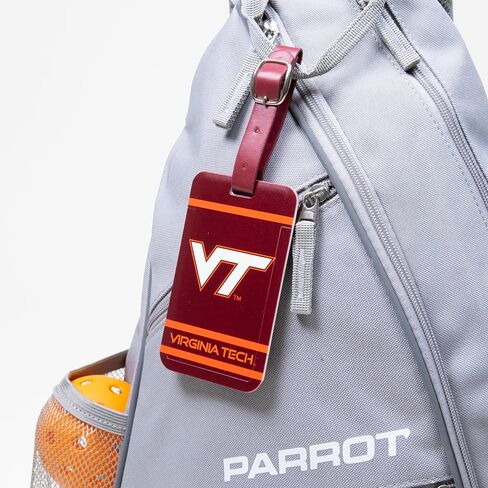 Team Golf/Parrot Paddles NCAA Virginia Tech Two Piece Set Bag Tag in Saudi Arabia