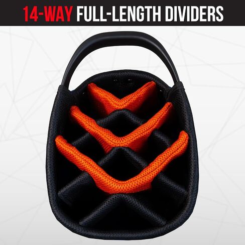 Team Golf NHL New York Islanders Fairway Golf Stand Bag, Lightweight, 14-way Top, Spring Action Stand, Insulated Cooler Pocket, Padded Strap, Umbrella Holder & Removable Rain Hood in Kuwait