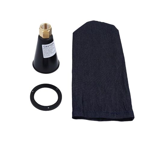 Efficient Dry Ice Maker Attachment with Collection Bag Household Dry Ice Maker with Cone CO2 Cylinder Adapter Food Preservation in Kuwait