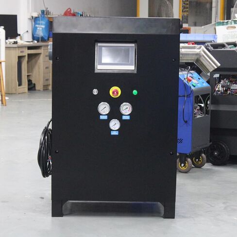 Dry Ice Pelletizer Floor Standing CO2 Equipment Forms Solid Pellets for Frozen Snack Transit Fixture Refinishing Blasting Amphitheater Mist and Family Eatery Smoke Arrangement in Kuwait