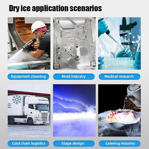 Dry Ice Pelletizer Streamlined Gas Forming Gear Makes Solid Pellets for Organic Fruit Transit Pump Cleaning Blasting Club Stage Mist and Small Fine Bistro Smoke Creation in Kuwait