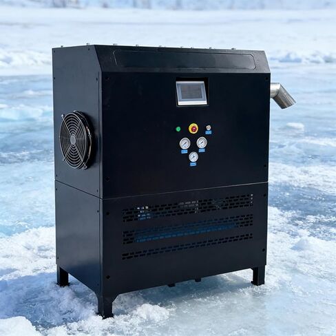 Dry Ice Pelletizer Heavy Duty CO2 Forming Gear Turns Solid Pellets for Organic Goods Delivery Pump Refurbishing Blasting Outdoor Concert Mist and Regional Bistro Smoke Design in Kuwait