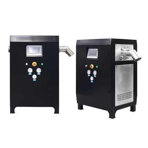 Dry Ice Pelletizer Optimised CO2 Transformation Unit Makes Solid Pellets for Frozen Fruit Shipment Gear Descaling Blasting Community Stage Mist and Casual Restaurant Smoke Setup in Kuwait