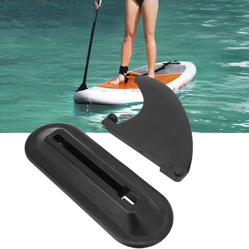 Surfboard with Removable Fins Stable for Safe Surfing Diving Accessories PA6 + 30% Fibreglass 130x155x16mm/5.1x6.1x0.6in in Kuwait