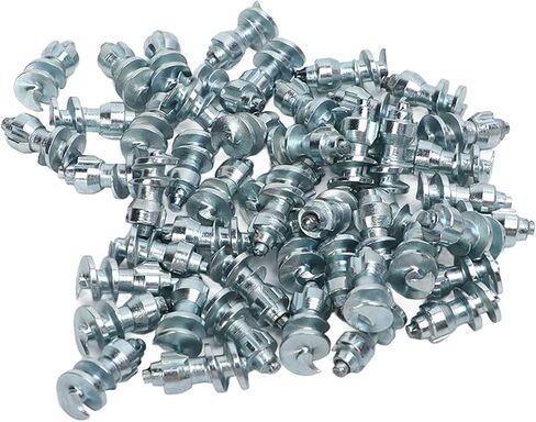 Srliya 50pcs Tire Spikes Anti Skid Stud Screw, Tungsten Steel Aluminum for Car Truck Forklift Off Road Vehicle in Kuwait