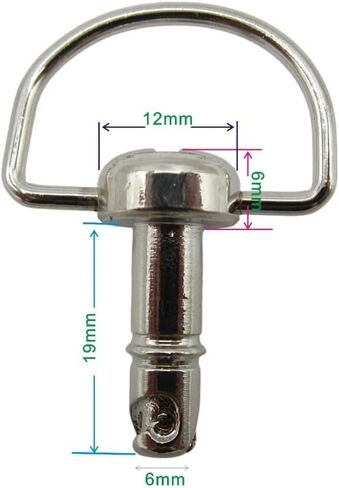 ​4sets of 1/4 Inch Turn Dzus Fasteners Stud Length 19mm Fit for H-nda Motorcycle Parts in Saudi Arabia