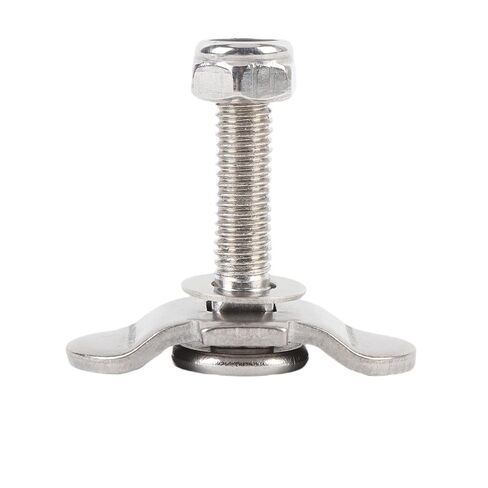 L Track Double Lug Threaded Stud, Stainless Steel Cargo Studs, 5500 Lbs Breaking Strength Stud for Truck Bed, Trailer Cargo Control, Pickup, RV & ATV, Pack of 6 (M8*40mm) in Kuwait