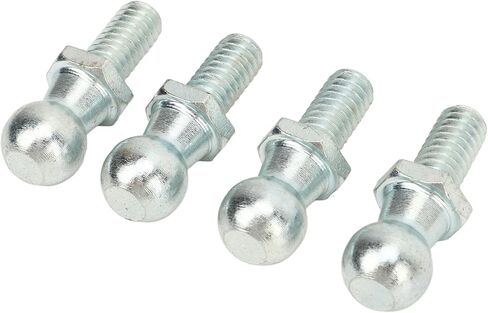 Haofy الكرة تصاعد ترصيع 4PCS 13mm الكرة ترصيع مع 5 / 16in-18 الموضوع Nylock المكسرات غسالات لرفع الغاز تبختر غطاء محرك السيارة جذع RV خزانة البحرية in Kuwait