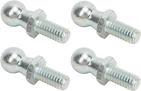 Haofy الكرة تصاعد ترصيع 4PCS 13mm الكرة ترصيع مع 5 / 16in-18 الموضوع Nylock المكسرات غسالات لرفع الغاز تبختر غطاء محرك السيارة جذع RV خزانة البحرية in Kuwait
