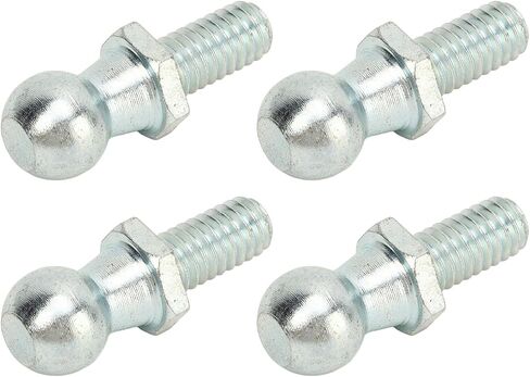 Haofy الكرة تصاعد ترصيع 4PCS 13mm الكرة ترصيع مع 5 / 16in-18 الموضوع Nylock المكسرات غسالات لرفع الغاز تبختر غطاء محرك السيارة جذع RV خزانة البحرية in Kuwait