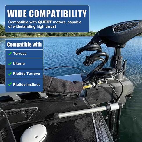 دعامة إطلاق سريع MKA-57 1854057 متوافقة مع محرك التصيد Terrova وRiptide Terrova وUlterra وRiptide Instinct، ودعامة تثبيت مع شريحة 10 بوصات in Kuwait