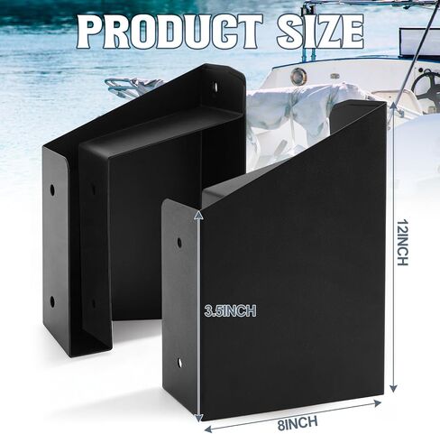 1 Pair of Outboard Motor Storage Brackets, Compact Lightweight Storage Brackets in Kuwait