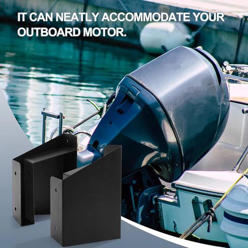 1 Pair of Outboard Motor Storage Brackets, Compact Lightweight Storage Brackets in Kuwait