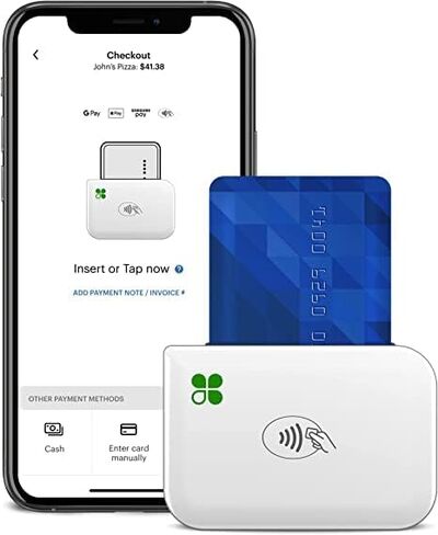 قارئ بلوتوث Clover Go، الجيل الثالث، حل الدفع المحمول، لا يتطلب حساب تاجر in Kuwait