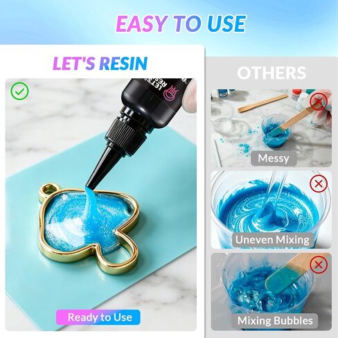 Bundle Set of 16 Colors Pearlescent UV Resin and 50g Upgrade UV Resin for Bonding in Kuwait