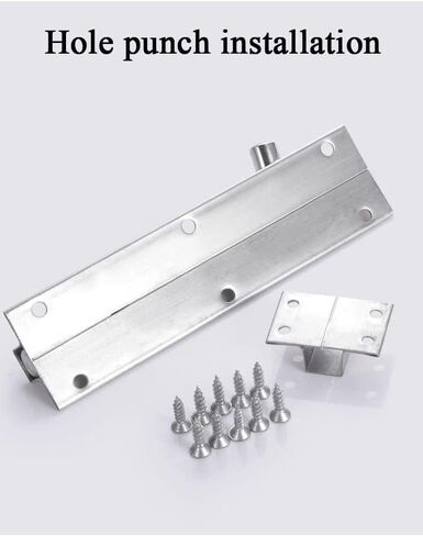 قفل الباب، مسمار البوابة غير القابل للصدأ، منزلق، أسطوانة مطورة، دخول بدون مفتاح، سميك للأبواب والنوافذ، مزلاج بمسامير in Saudi Arabia