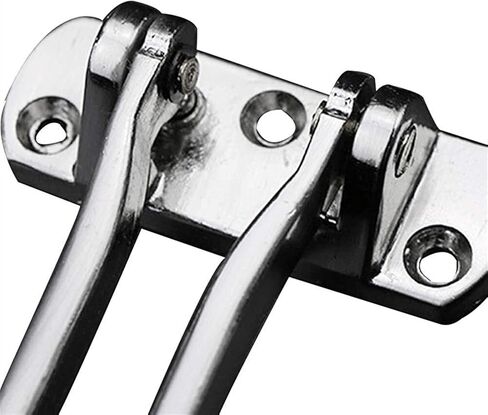 Door Chain Lock, Safe Buckle,Latch Safety Limiter,Household Metal Hasp Anti-Theft Anti-Lock Concealed in Kuwait