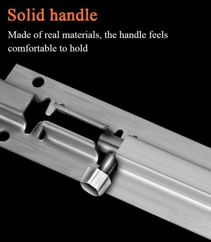 Door Lock,Gate Bolt Stainless,Slide,4 Pack, Barrel for Chests, Cabinets, Windows, Fences, Brushed Finish in Kuwait